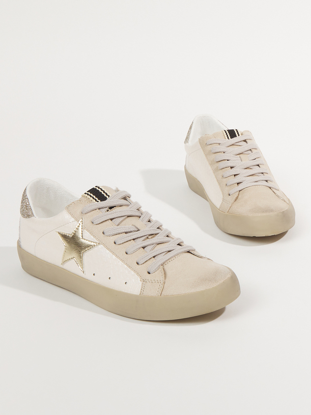 Paula Glitter Star Sneakers Detail 3 - ARULA