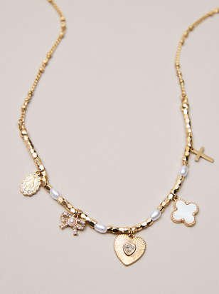 Charm Gold Necklace - ARULA