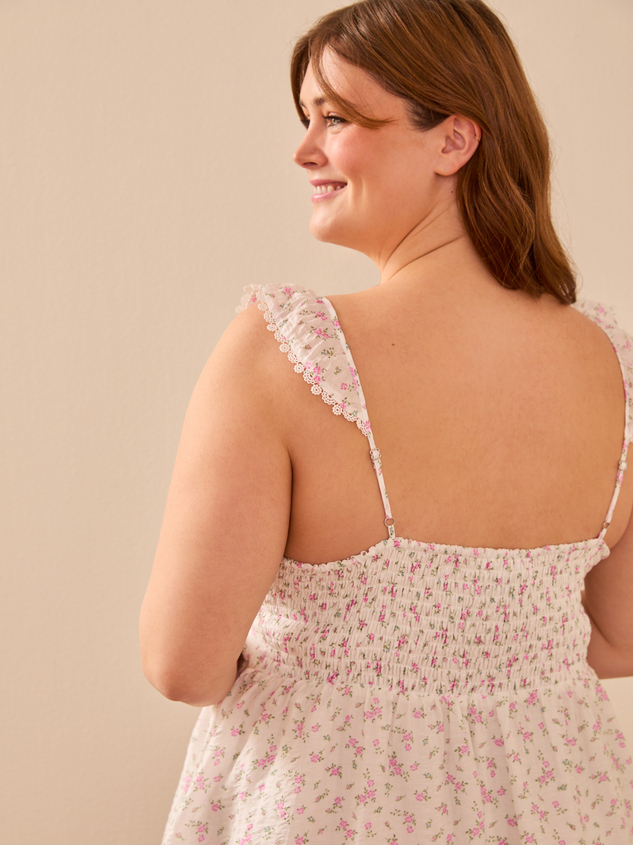 Ariana Ruffle Mini Dress Detail 7 - ARULA
