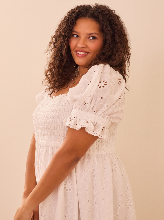 Adeline Mini Dress Detail 3 - ARULA