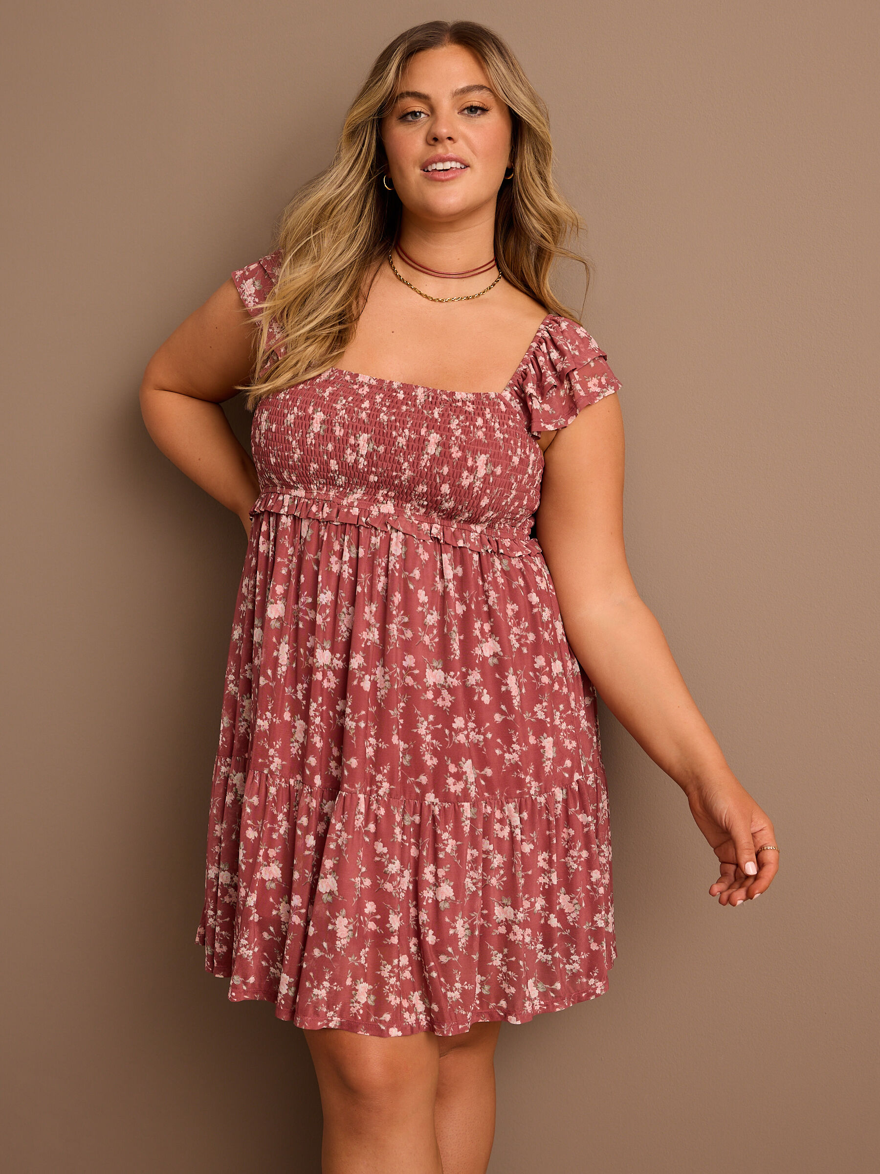ARULA Rosalie Tiered Floral Maxi Dress | CoolSprings Galleria
