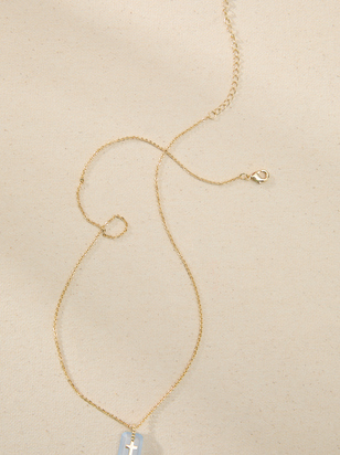 Blue Grace Charm Necklace - ARULA