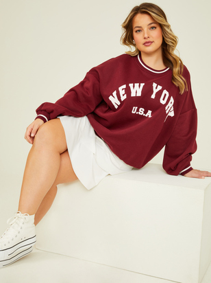 New York Varsity Sweatshirt - ARULA
