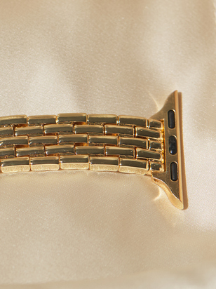 Gold Stretch Link Watchband - ARULA