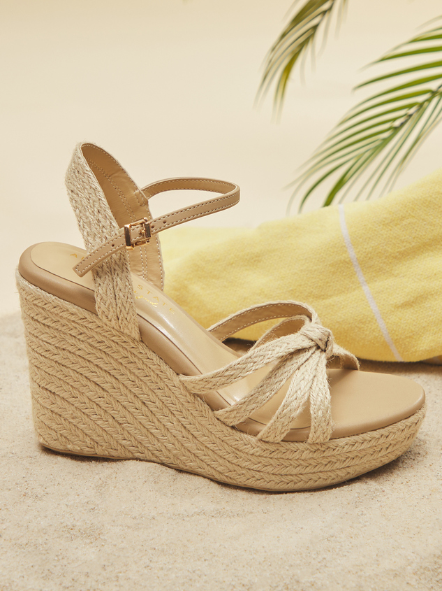 Skylar Espadrille Wedges Detail 3 - ARULA