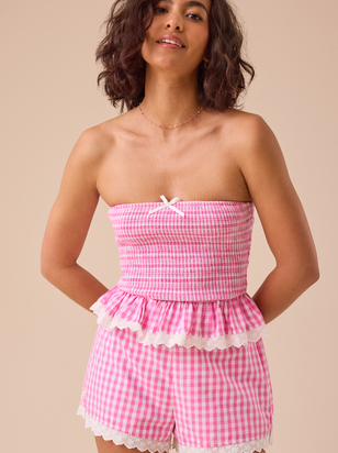Lala Gingham Short - ARULA - 