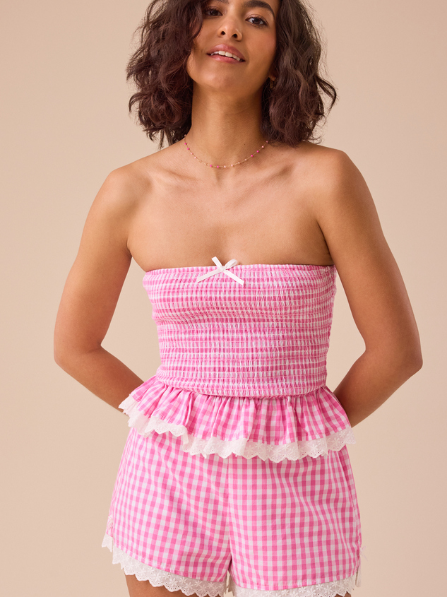 Lala Gingham Short - ARULA