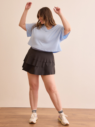 Shift Ruffle Tennis Skort - ARULA - 
