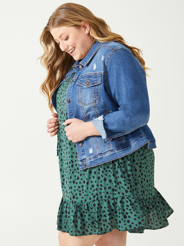 With Love Denim Jacket Detail 2 - ARULA