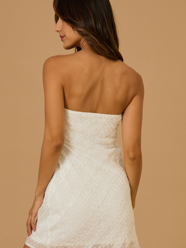 Blakely Strapless Mini Dress Detail 5 - ARULA
