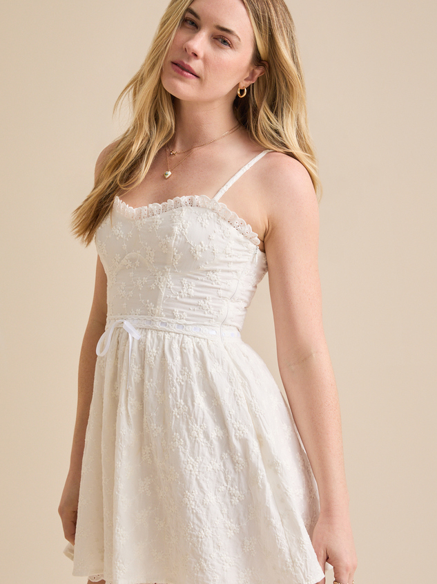 Emma Mini Dress Detail 3 - ARULA