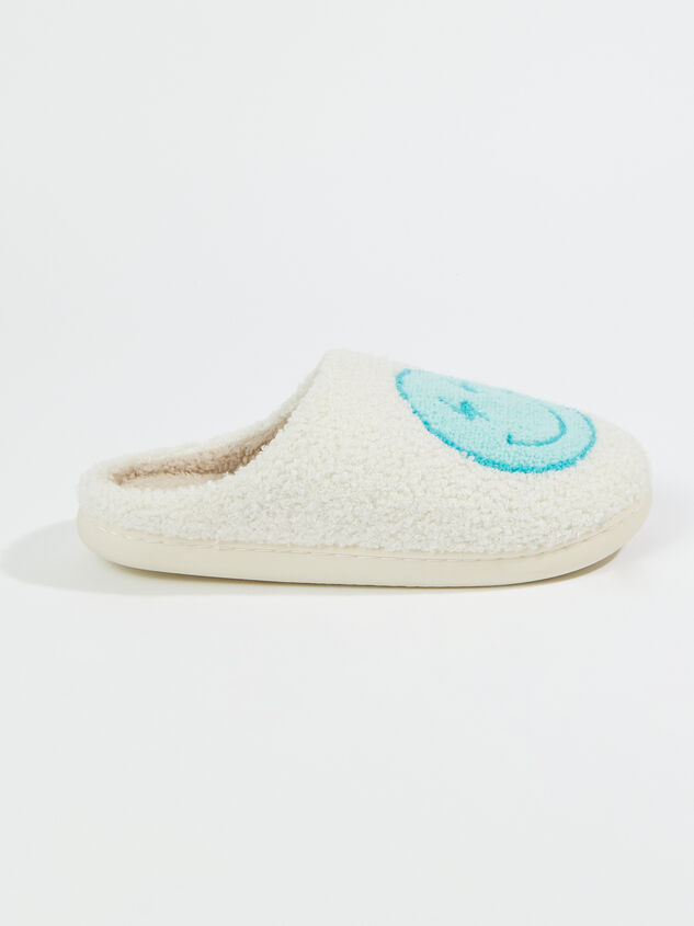 Lightning Smiley Slippers Detail 2 - ARULA