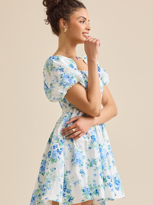 Audra Floral Mini Dress - ARULA