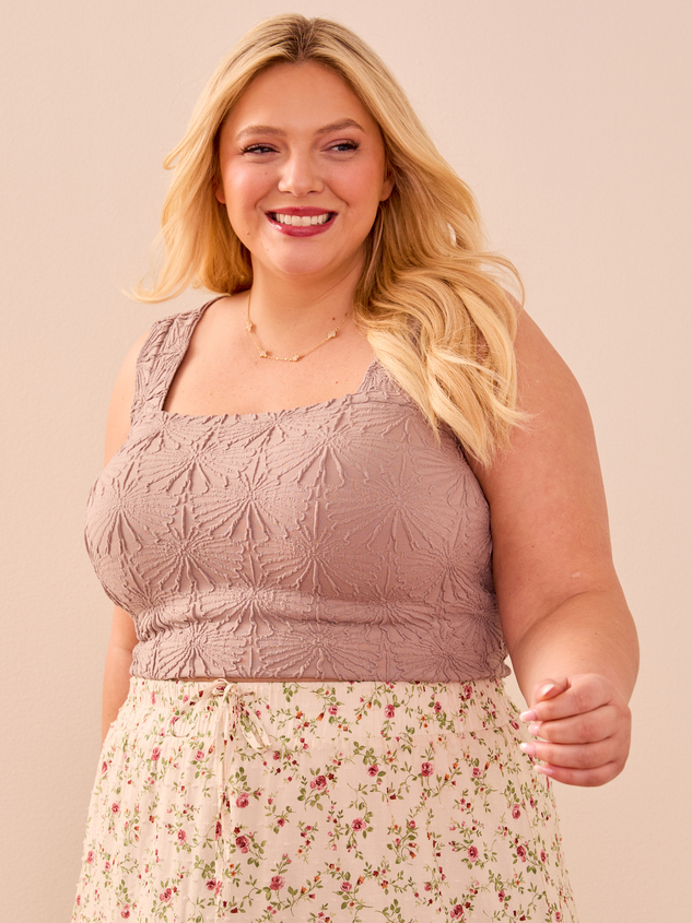 Blaire Seamless Floral Cami - ARULA