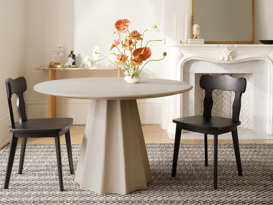 Skyler Cement Dining Table - ARULA - 