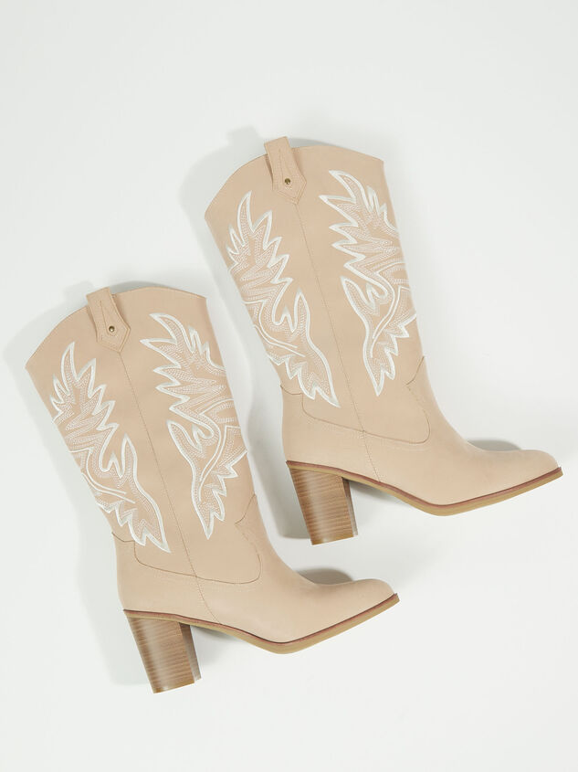 Geeni Wide Width & Wide Calf Boots Detail 5 - ARULA