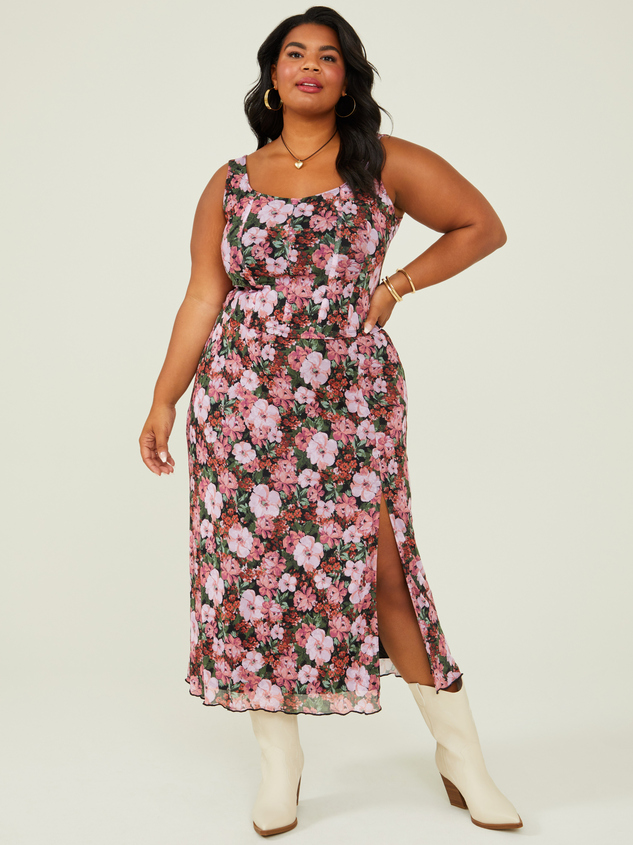 Rosemary Floral Tank Top Detail 7 - ARULA