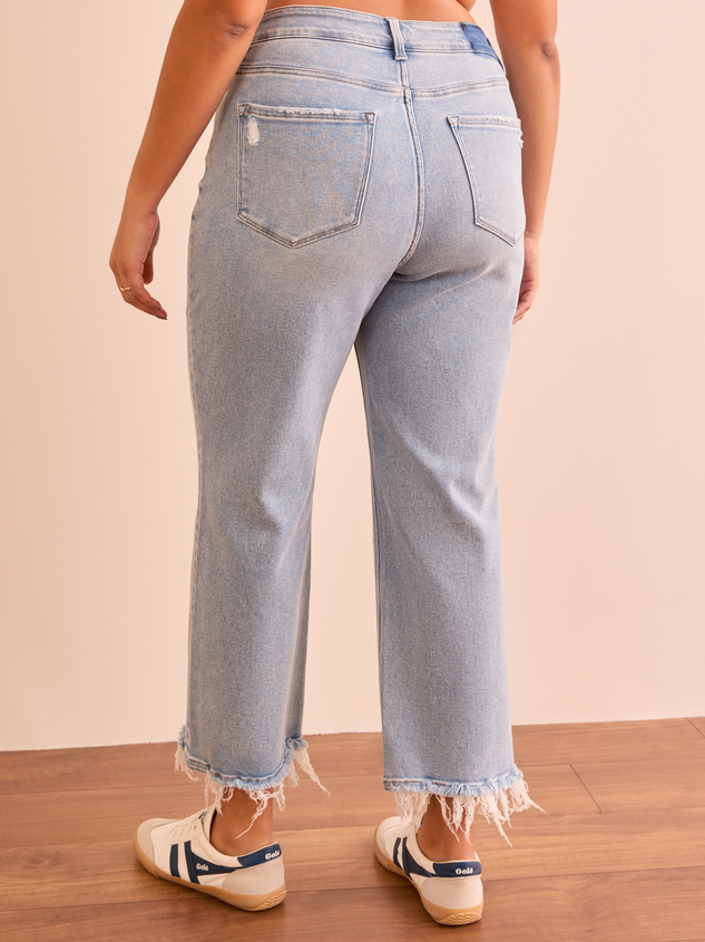 Mickie Straight Leg Jeans Detail 4 - ARULA