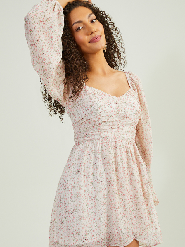 Amy Sheer Floral Dress - ARULA