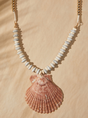 Seashell Statement Necklace - ARULA
