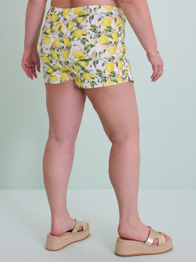 Limoncello Side Tie Skort Detail 5 - ARULA