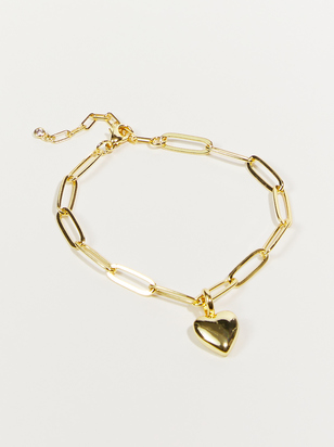 Bubble Heart Charm Bracelet - ARULA