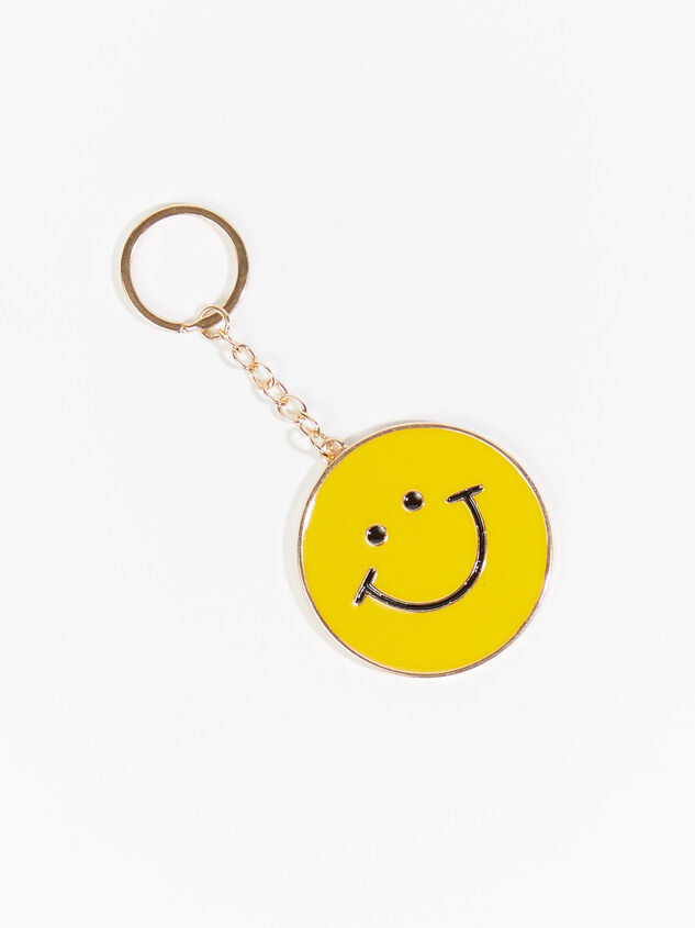 Reversible Smiley Keychain Detail 1 - ARULA