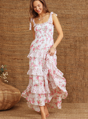 Kenzi Floral Maxi Dress - ARULA - 