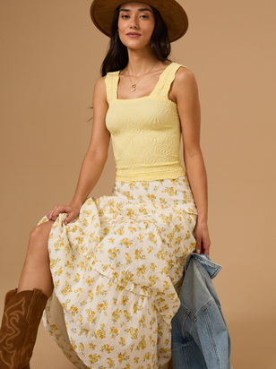 Blaire Seamless Floral Cami - ARULA - 