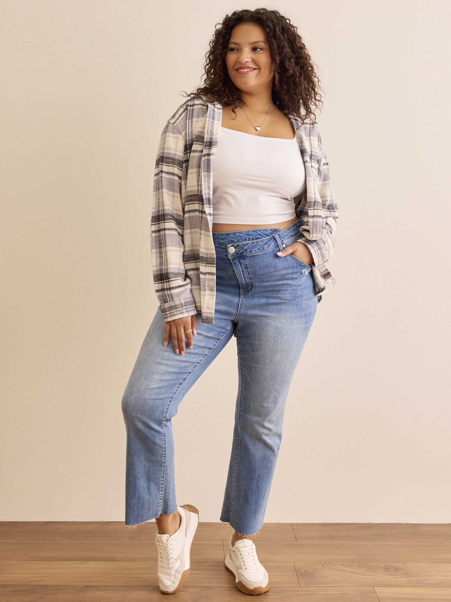 Flannel sweatshirt combo new arrivals