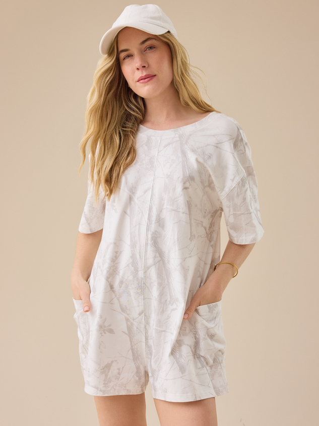 Cami Camo Mama Romper Detail 2 - ARULA