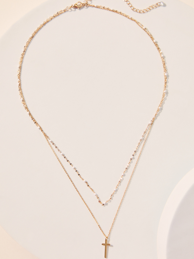 Willa Cross Necklace - ARULA