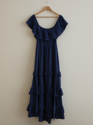 Karissa Tiered Midi Dress - ARULA