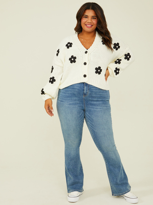 Crystal Daisy Cardigan - ARULA