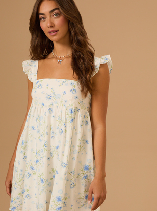 Lucy Floral Mini Dress - ARULA