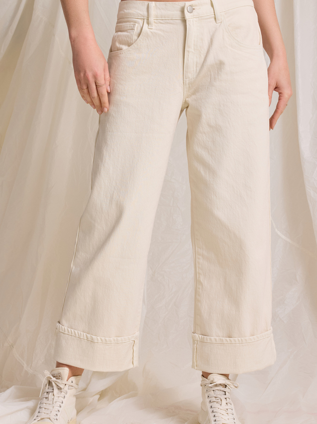 Rylan Cuffed Jeans Detail 3 - ARULA