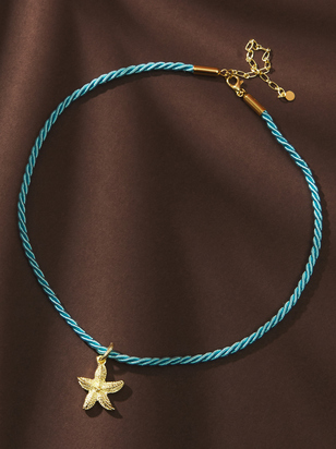 Teal Tides Starfish Necklace - ARULA