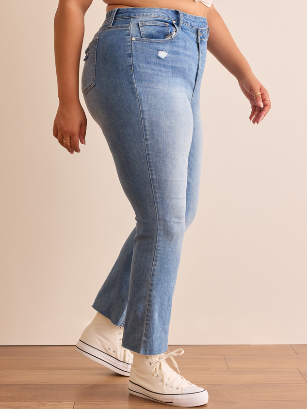 Crossover Straight Jeans Detail 4 - ARULA