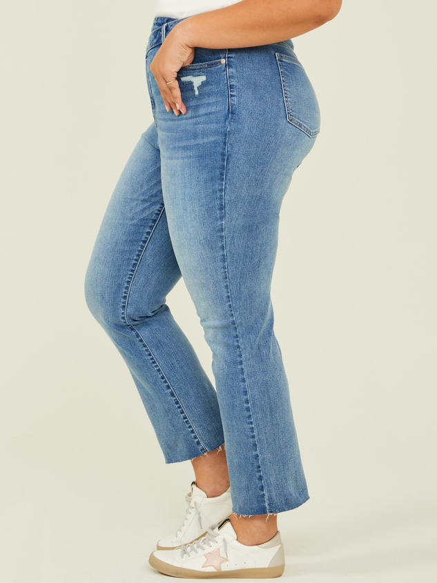 Crossover Straight Jeans Detail 4 - ARULA