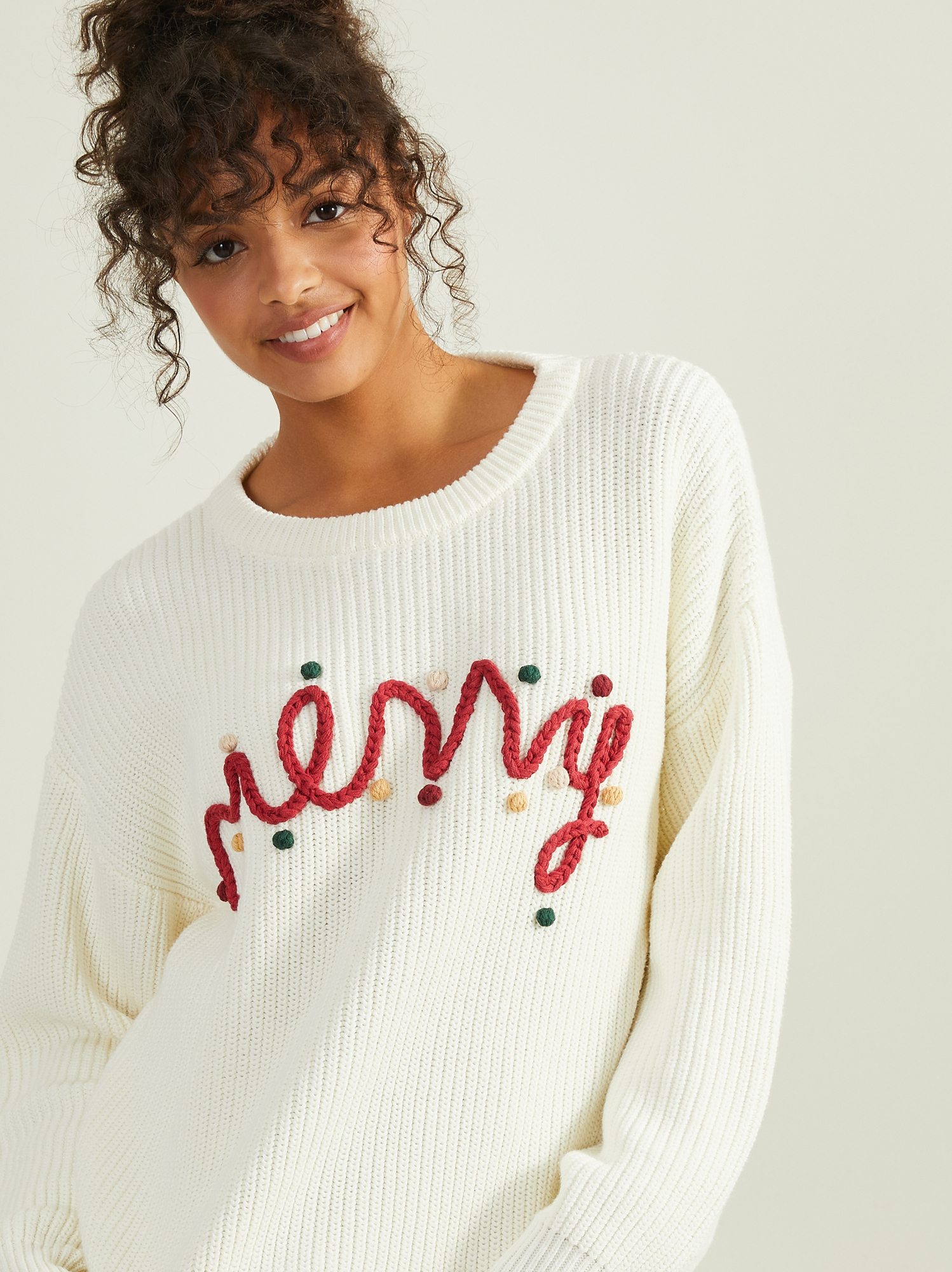 White hotsell flowy sweater