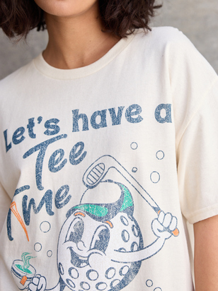 Tee Time Oversized Tee - ARULA