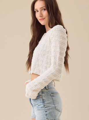 Brianna Lace Ruffle Top - ARULA