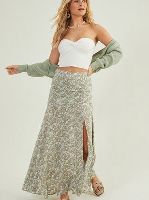 Faith Floral Maxi Skirt - ARULA