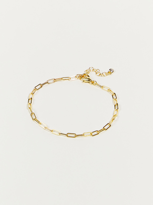 18K Gold Paperclip Bracelet - ARULA