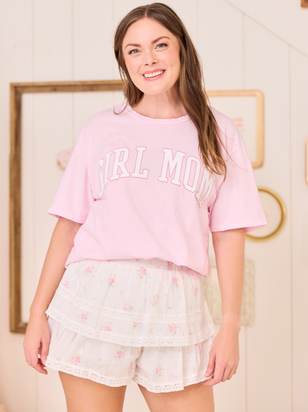 Girl Mom Graphic Tee - ARULA - 