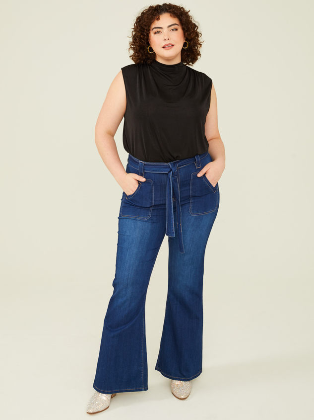 Juni Mock Neck Bodysuit Detail 2 - ARULA