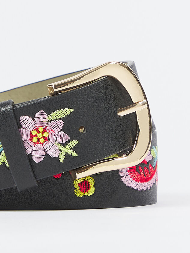 Olivia Embroidered Belt Detail 2 - ARULA
