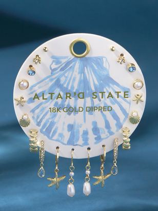 Coastal Breeze Earring Set - ARULA