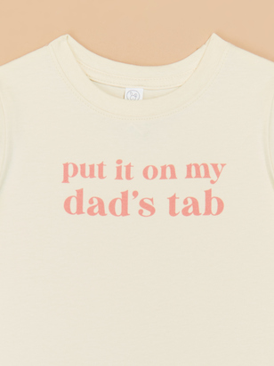 Put it on Dads Tab Tee Shirt - ARULA