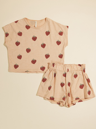Strawberry Tee and Shorts Set by Rylee + Cru - ARULA
